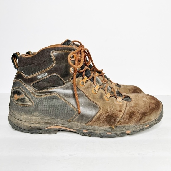 Danner Vicious 4.5” Gore-Tex Brown Leather Boots Size 12 Men’s - Picture 1 of 5